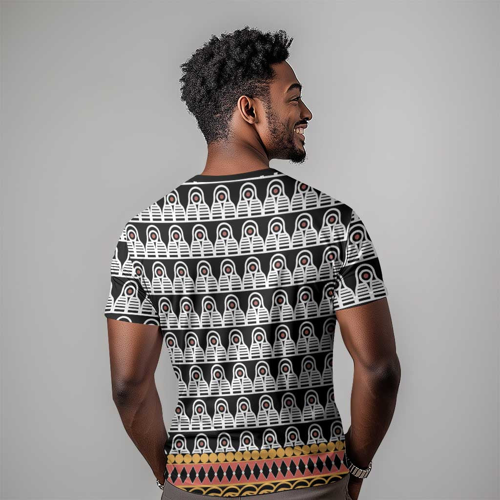Cameroon Traditional Toghu Pattern T shirt LT15