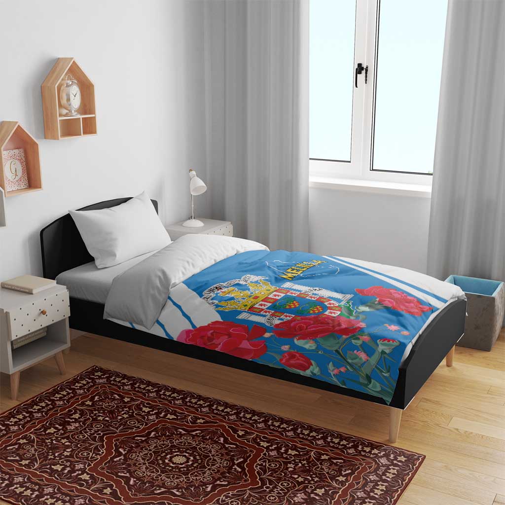 Melilla Spain Bedding Set Coat Of Arms With Map LT15