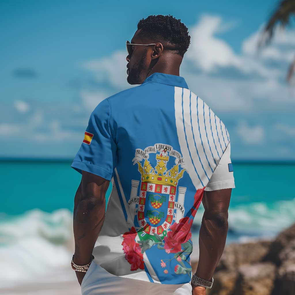 Melilla Spain Hawaiian Shirt Coat Of Arms With Map LT15