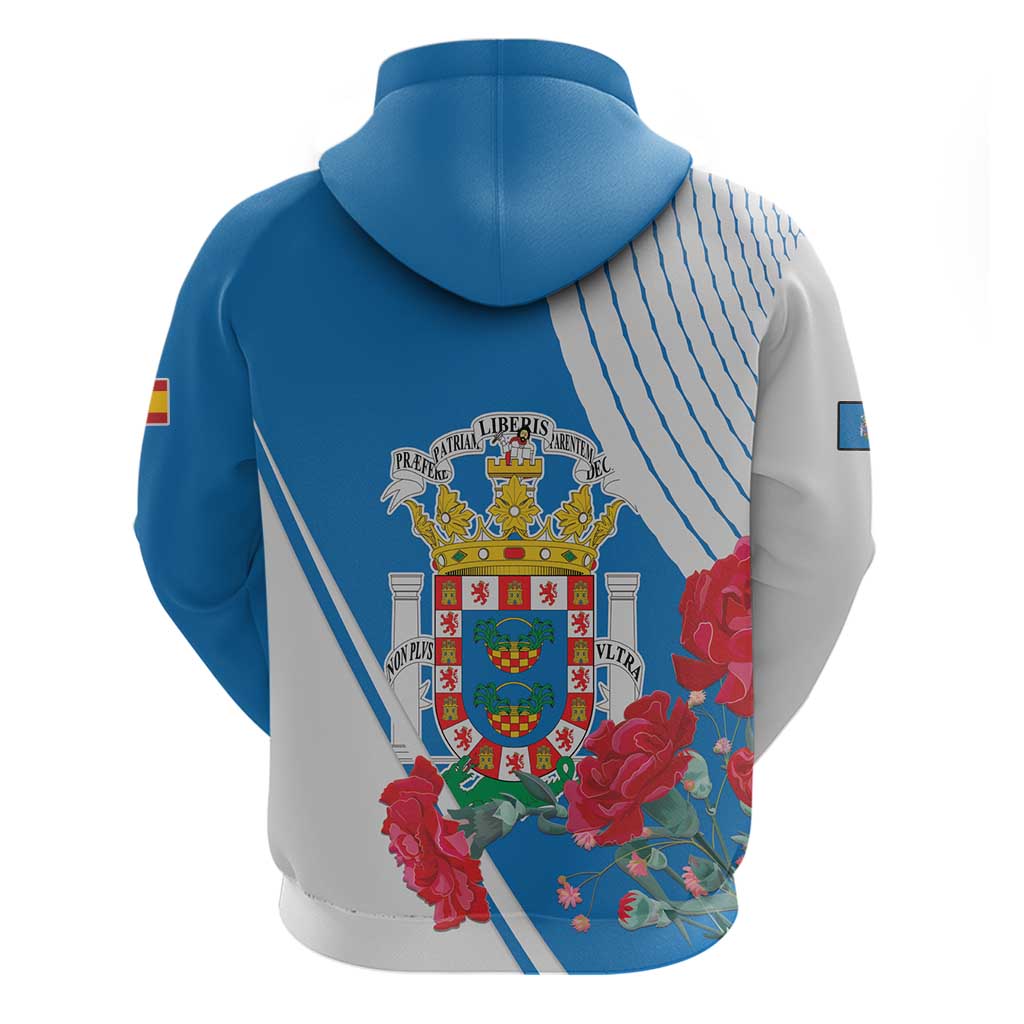 Melilla Hoodie Coat Of Arms Red Carnation LT15