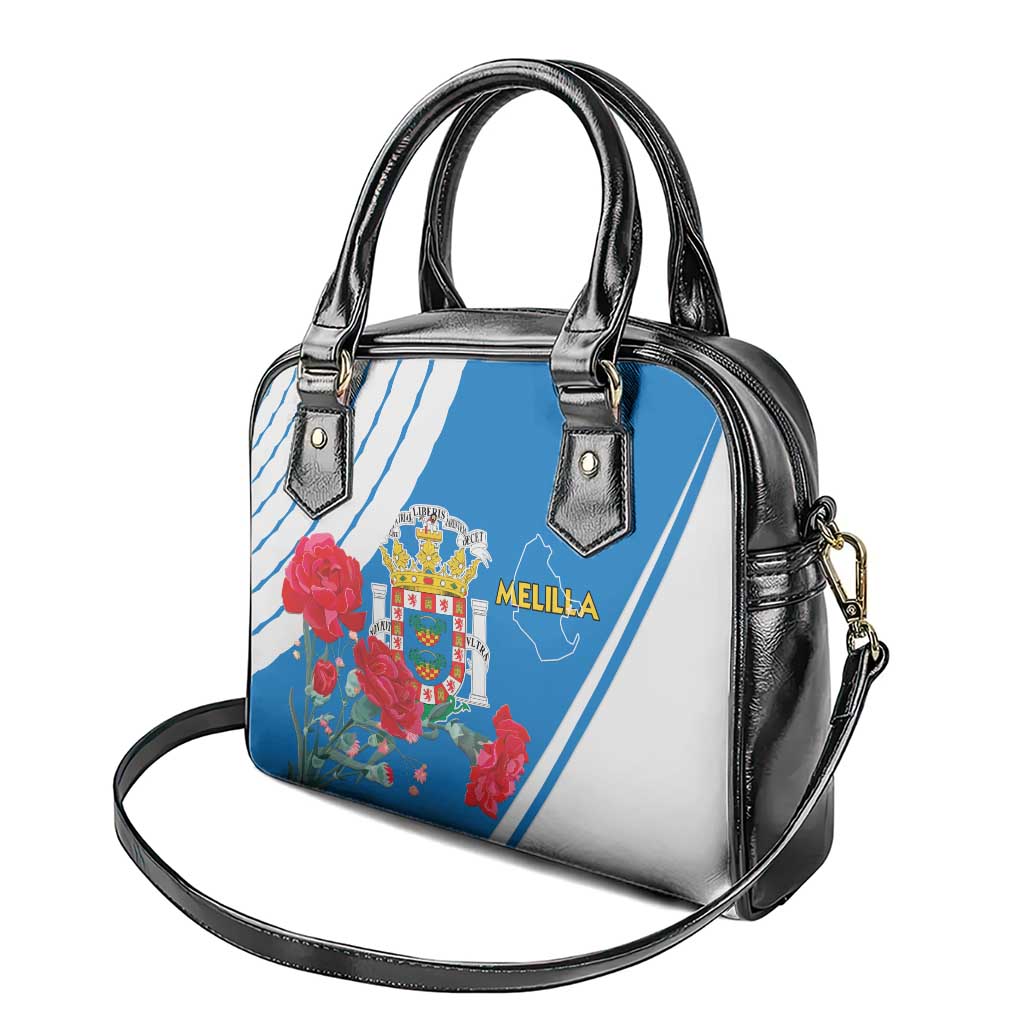 Melilla Shoulder Handbag Coat Of Arms Red Carnation LT15