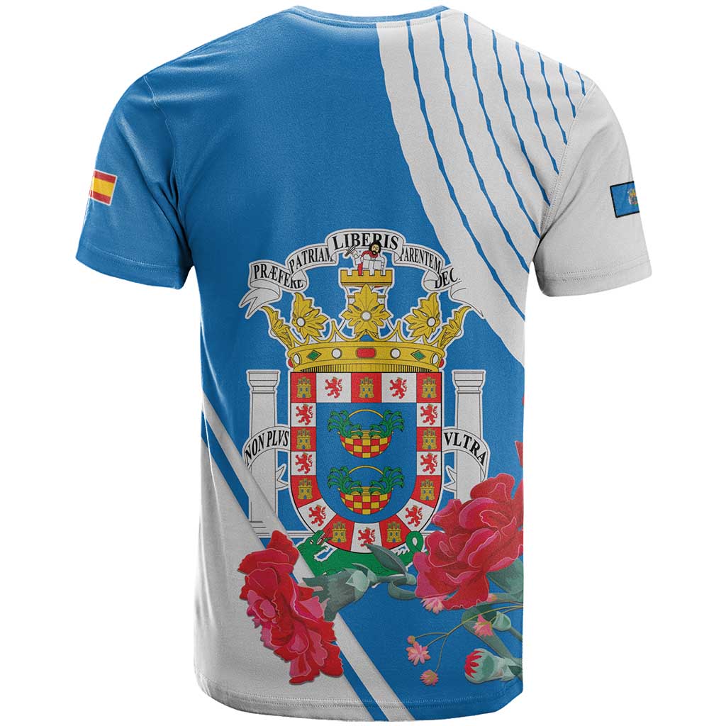 Melilla Spain T shirt Coat Of Arms With Map LT15