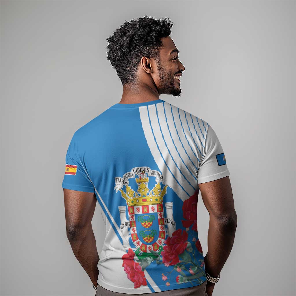 Melilla Spain T shirt Coat Of Arms With Map LT15