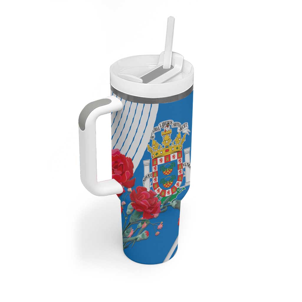 Melilla Spain Tumbler With Handle Coat Of Arms With Map LT15