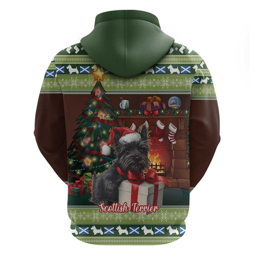 Scotland Christmas Hoodie Scottish Terrier - Nollaig Chridheil LT15
