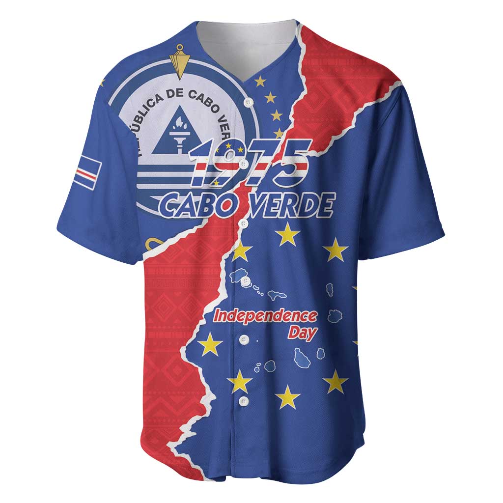 Happy Cabo Verde Baseball Jersey 50th Anniversary of Independence LT15