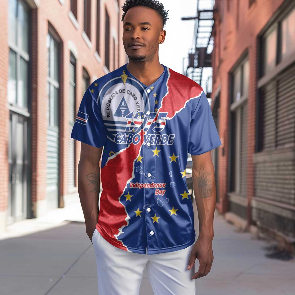 Happy Cabo Verde Baseball Jersey 50th Anniversary of Independence LT15