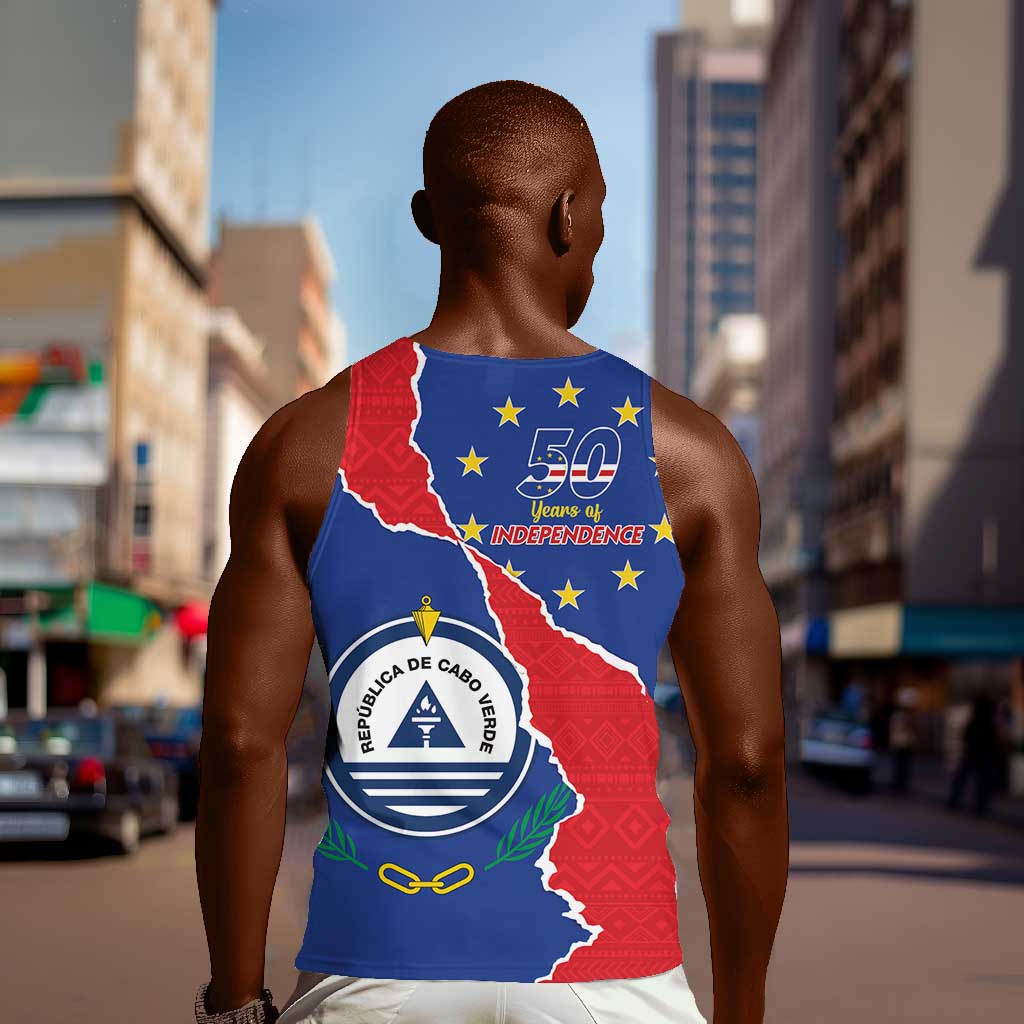 Happy Cabo Verde Men Tank Top 50th Anniversary of Independence LT15