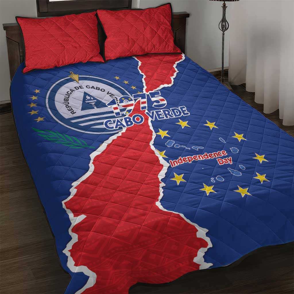 Happy Cabo Verde Quilt Bed Set 50th Anniversary of Independence LT15