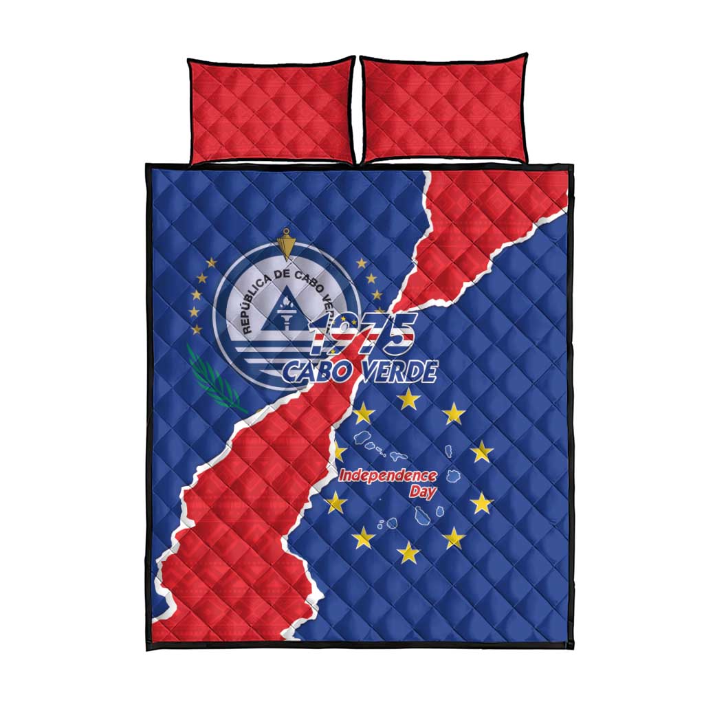 Happy Cabo Verde Quilt Bed Set 50th Anniversary of Independence LT15