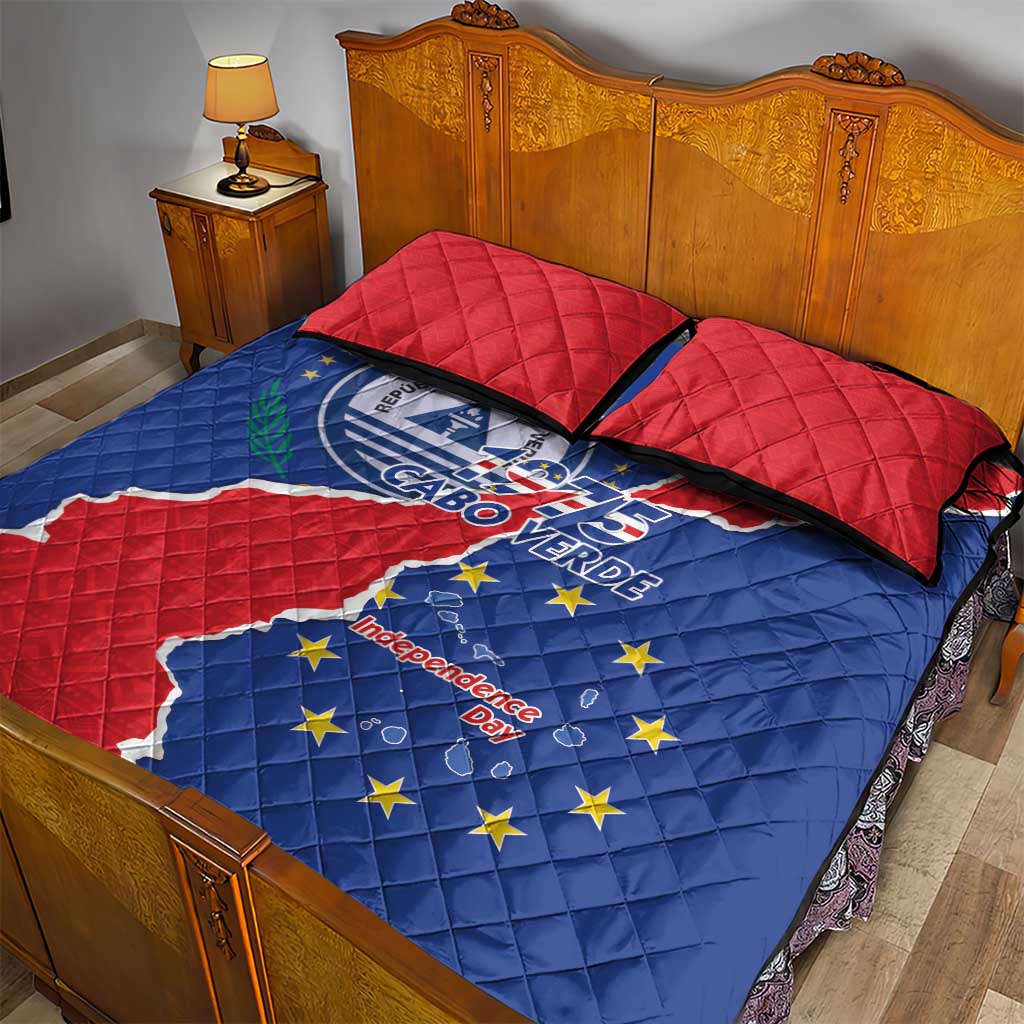 Happy Cabo Verde Quilt Bed Set 50th Anniversary of Independence LT15