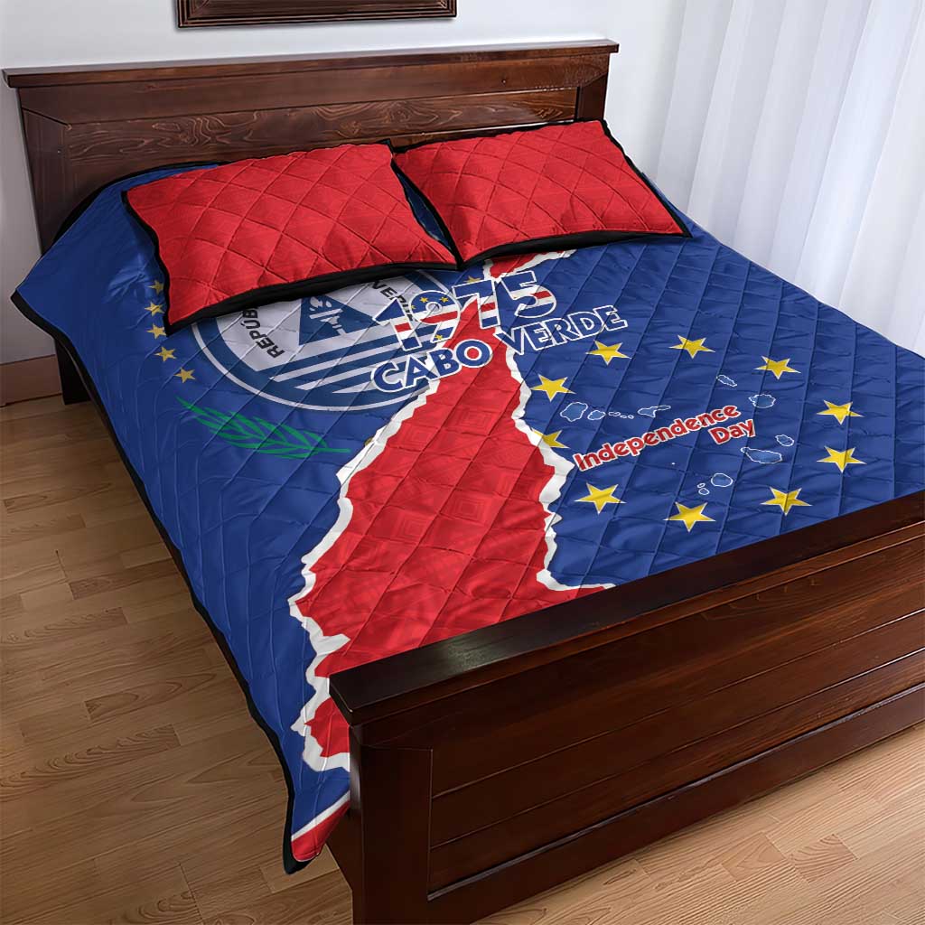 Happy Cabo Verde Quilt Bed Set 50th Anniversary of Independence LT15
