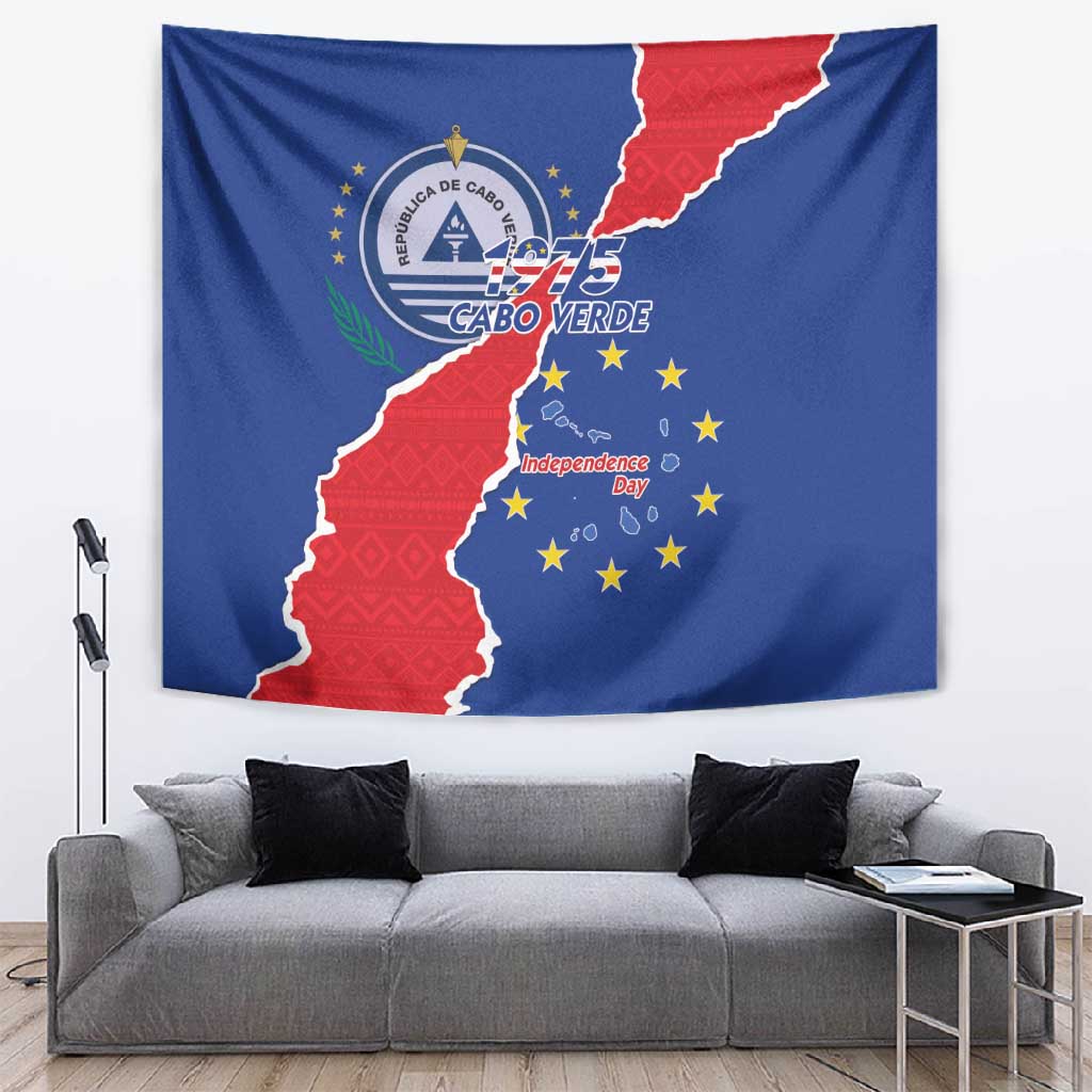 Happy Cabo Verde Tapestry 50th Anniversary of Independence LT15