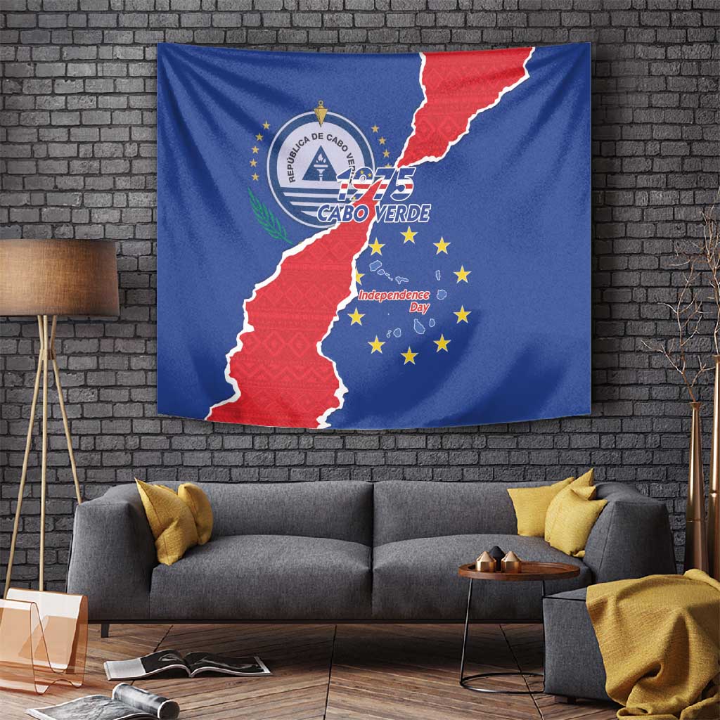 Happy Cabo Verde Tapestry 50th Anniversary of Independence LT15