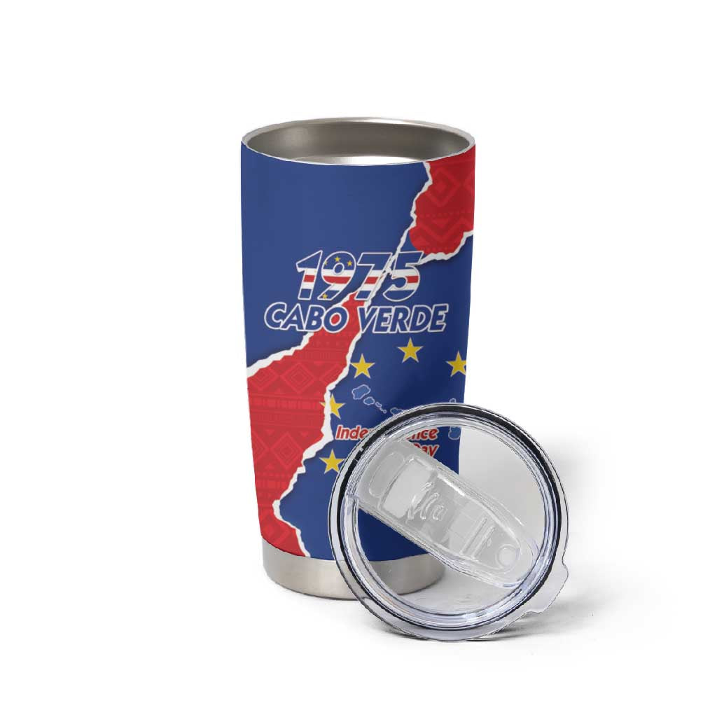 Happy Cabo Verde Tumbler Cup 50th Anniversary of Independence LT15