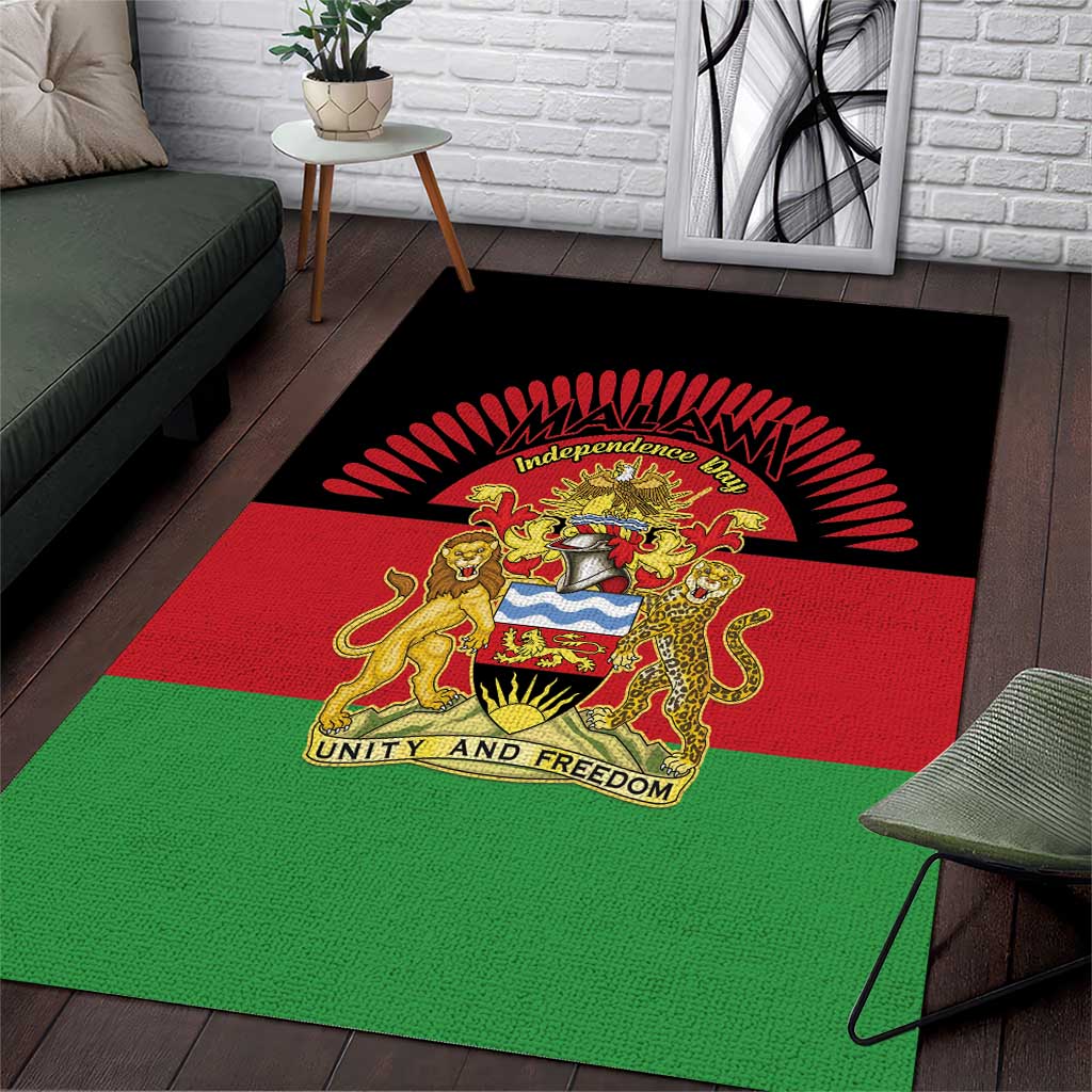 Happy Malawi Independence Day Area Rug LT15