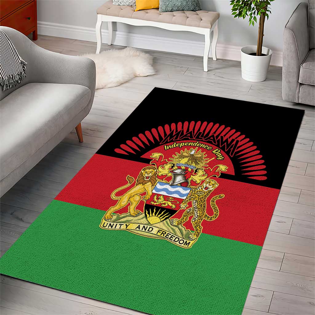 Happy Malawi Independence Day Area Rug LT15