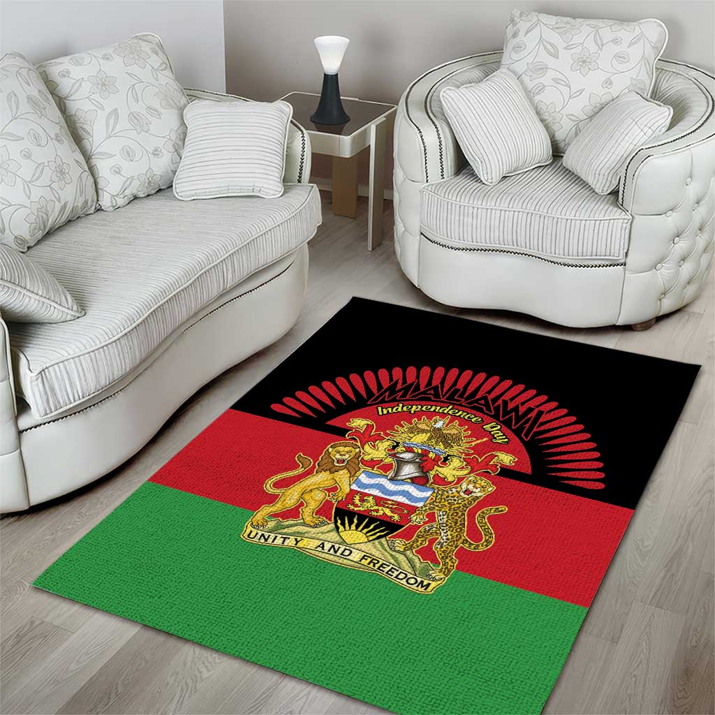 Happy Malawi Independence Day Area Rug LT15