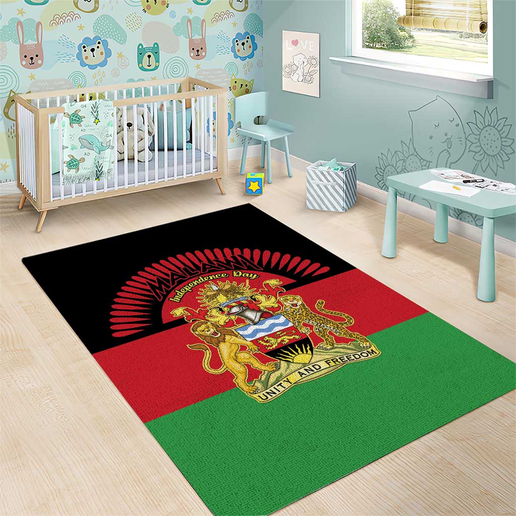 Happy Malawi Independence Day Area Rug LT15