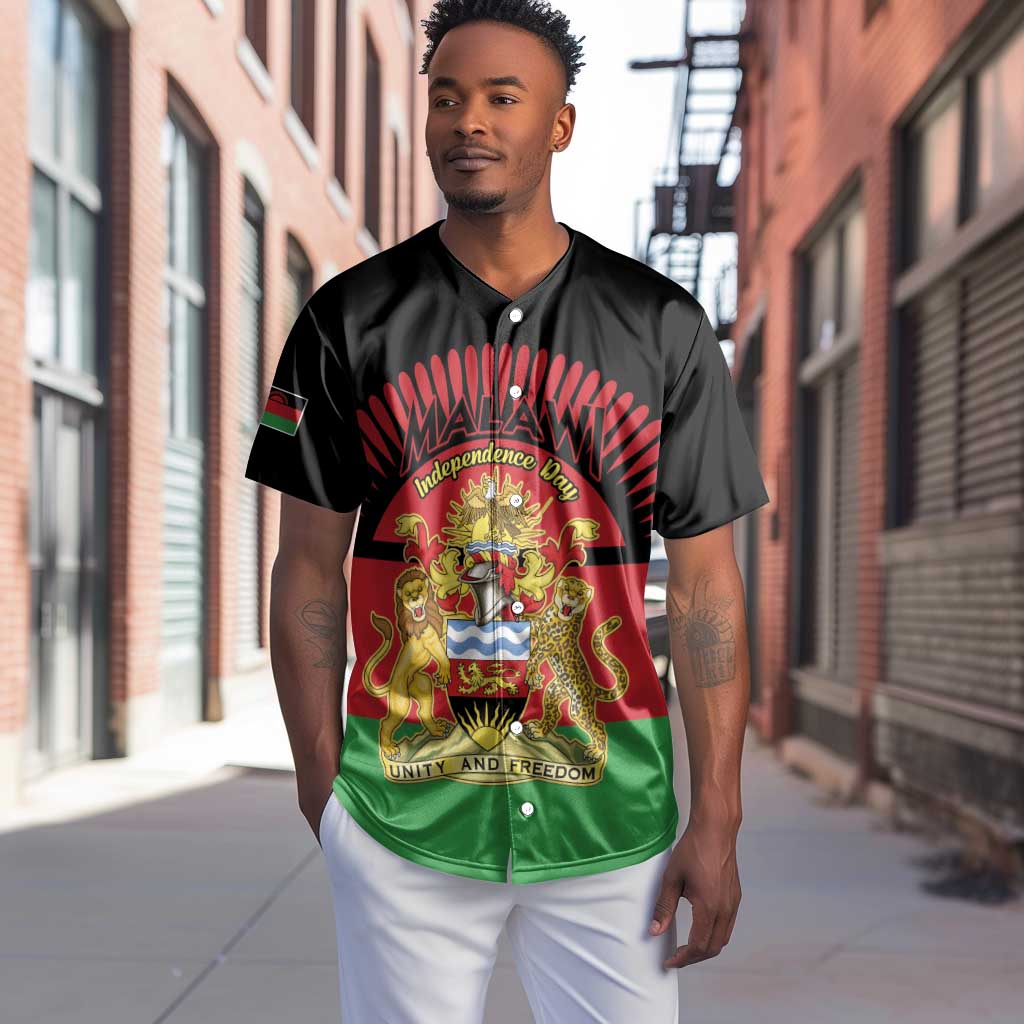 Personalized Happy Malawi Independence Day Baseball Jersey LT15