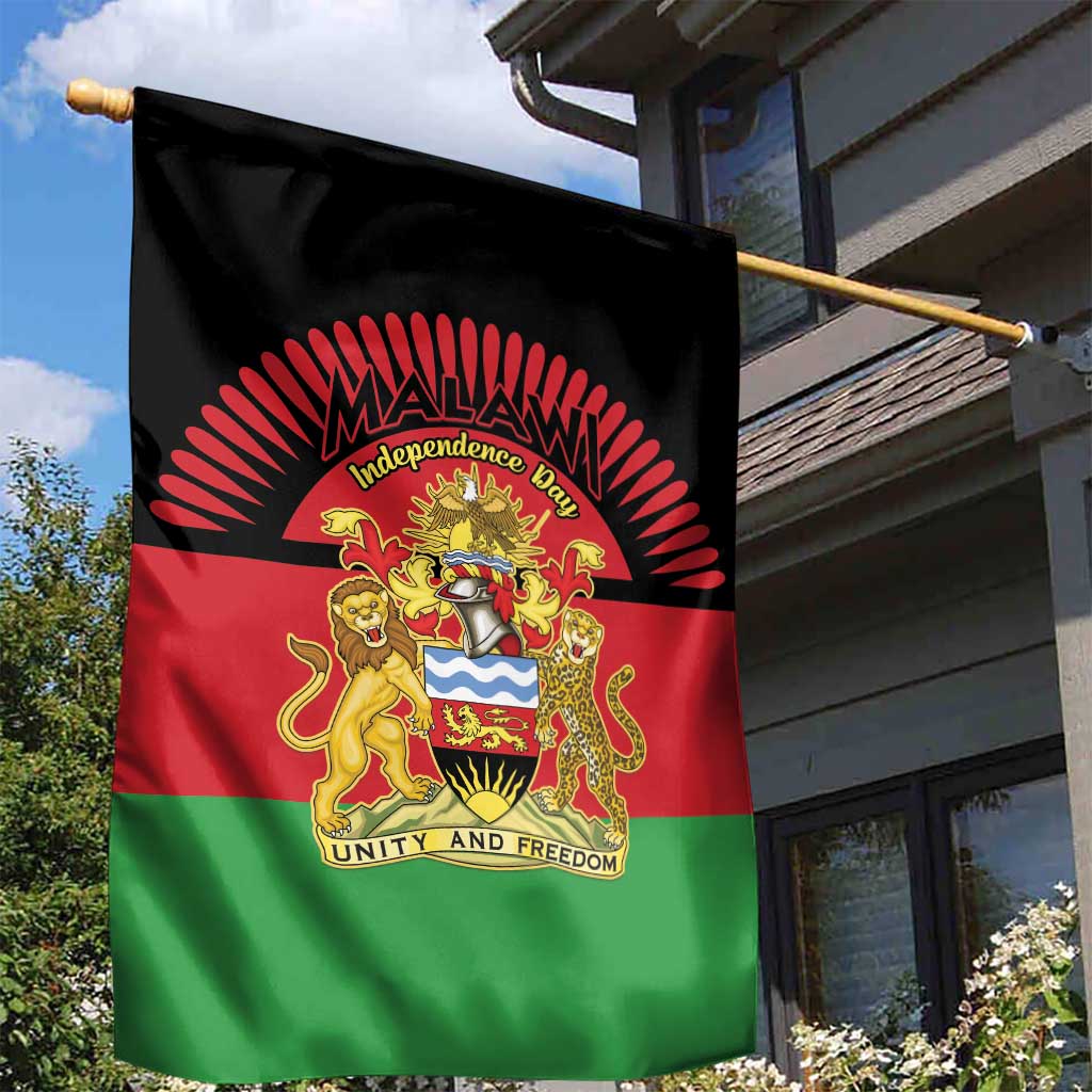 Happy Malawi Independence Day Garden Flag LT15