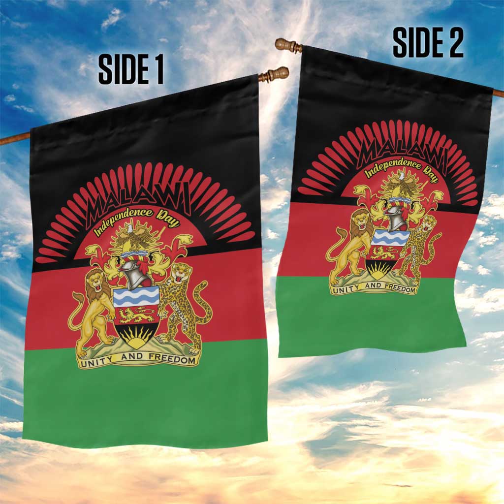 Happy Malawi Independence Day Garden Flag LT15