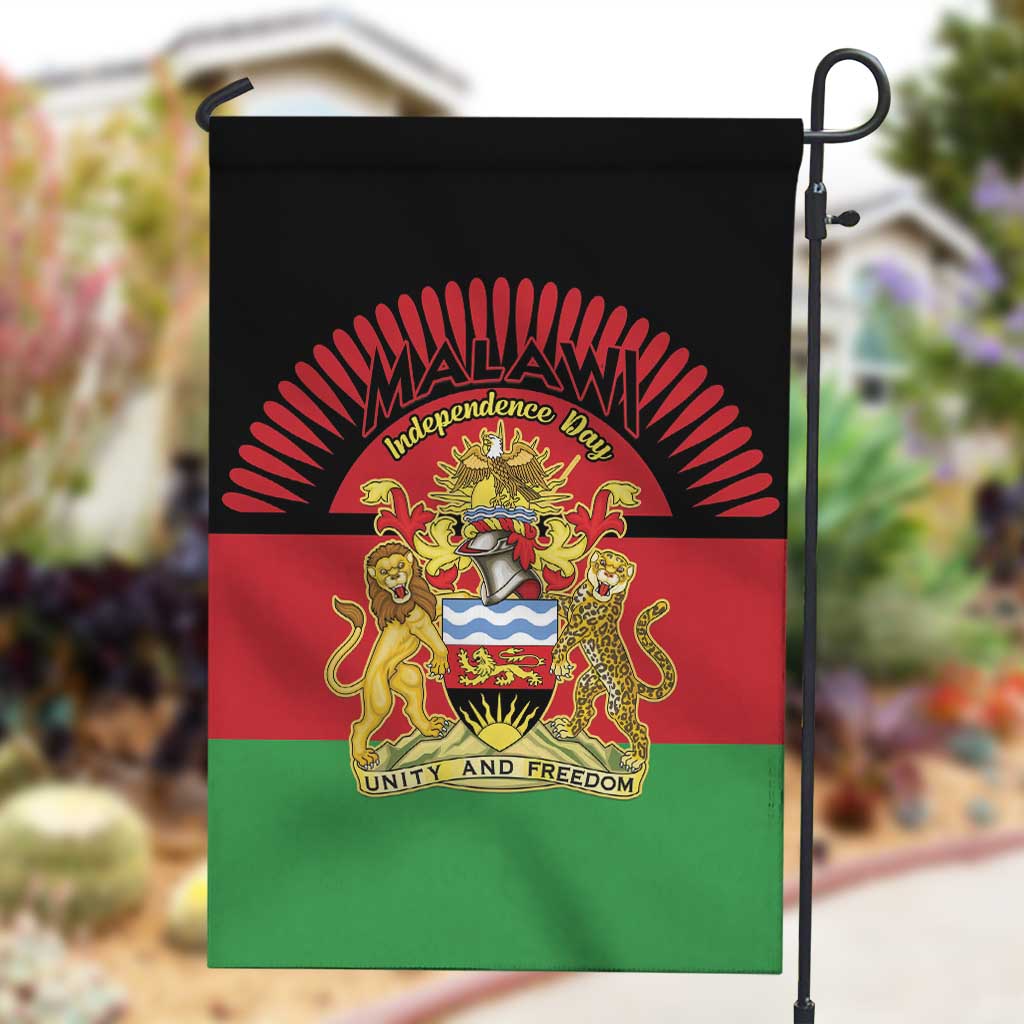 Happy Malawi Independence Day Garden Flag LT15
