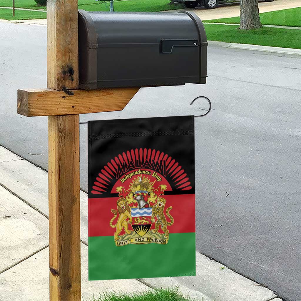 Happy Malawi Independence Day Garden Flag LT15