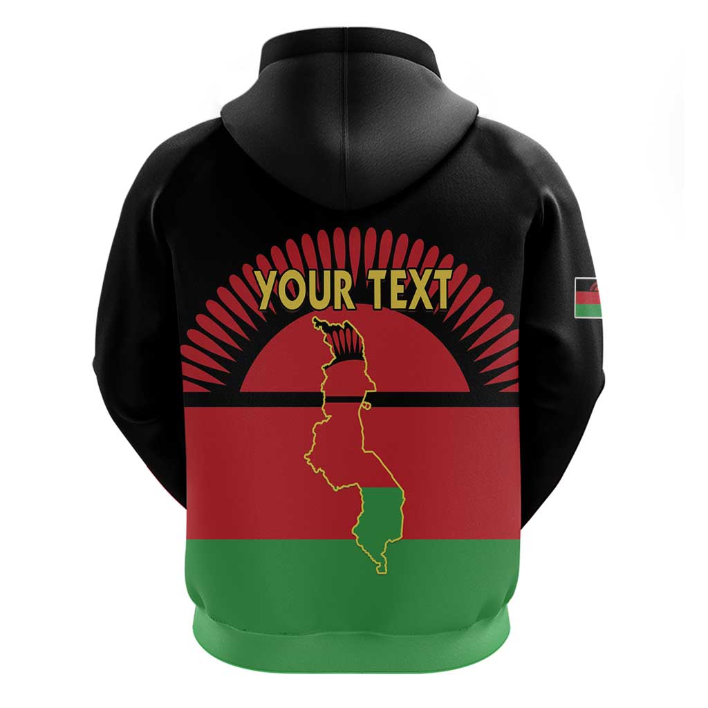 Personalized Malawi Independence Day Hoodie Coat Of Arms Flag Style LT15