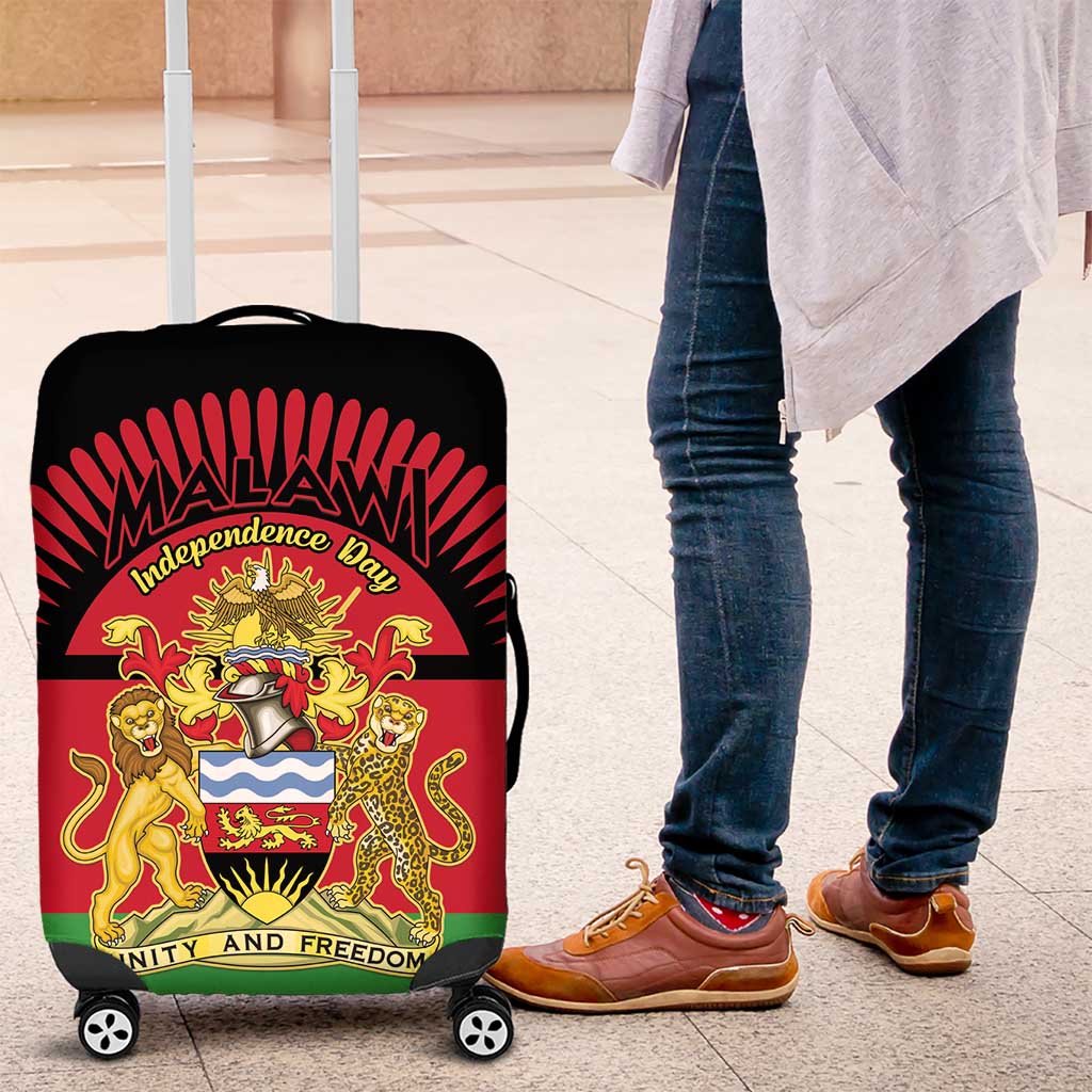Malawi Independence Day Luggage Cover Coat Of Arms Flag Style LT15