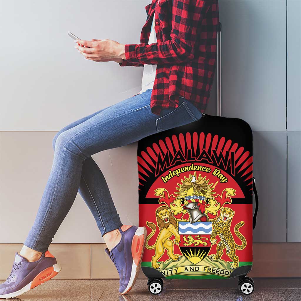 Malawi Independence Day Luggage Cover Coat Of Arms Flag Style LT15