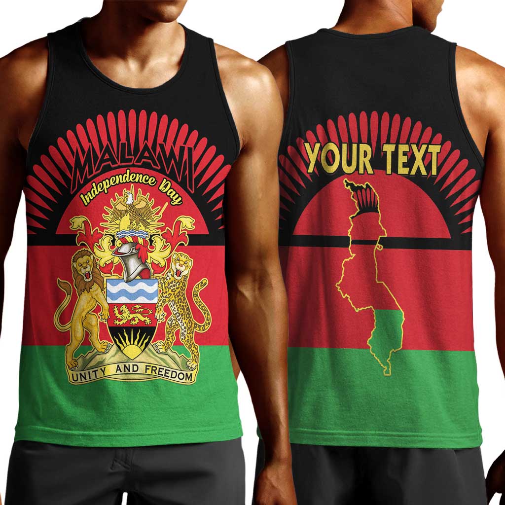 Personalized Happy Malawi Independence Day Men Tank Top LT15