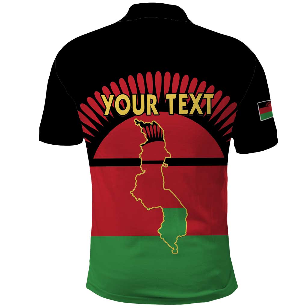 Personalized Malawi Independence Day Polo Shirt Coat Of Arms Flag Style LT15
