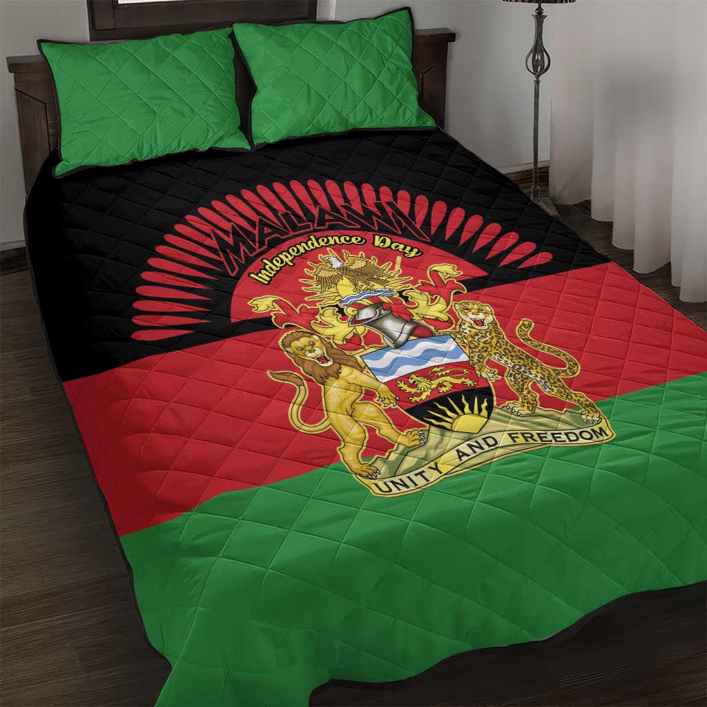 Happy Malawi Independence Day Quilt Bed Set LT15