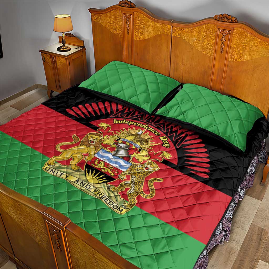 Happy Malawi Independence Day Quilt Bed Set LT15