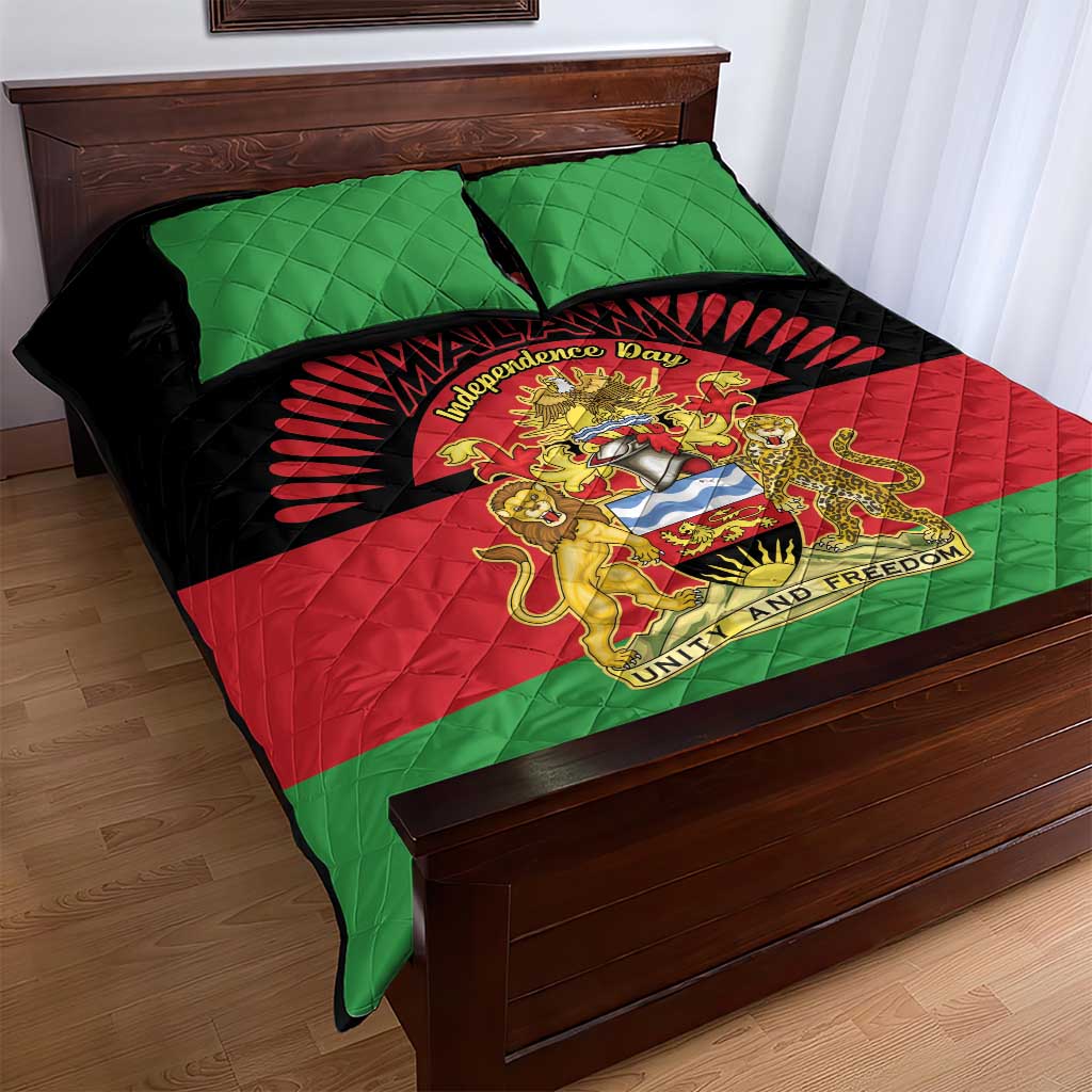 Happy Malawi Independence Day Quilt Bed Set LT15