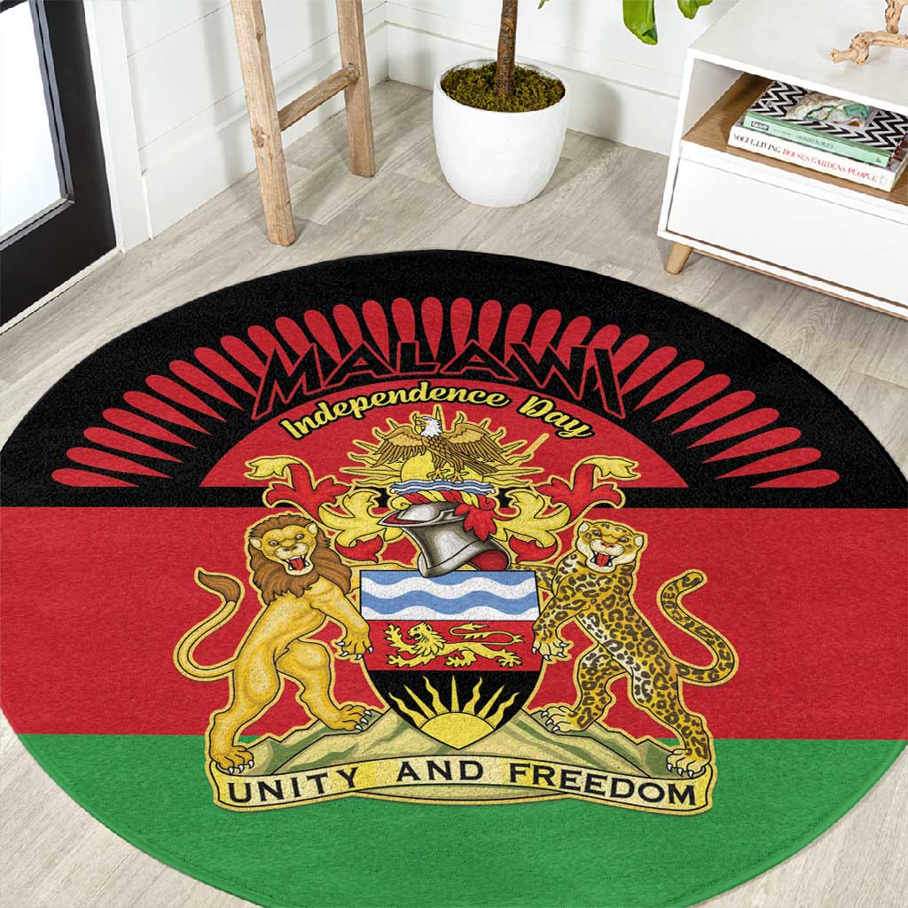 Happy Malawi Independence Day Round Carpet LT15
