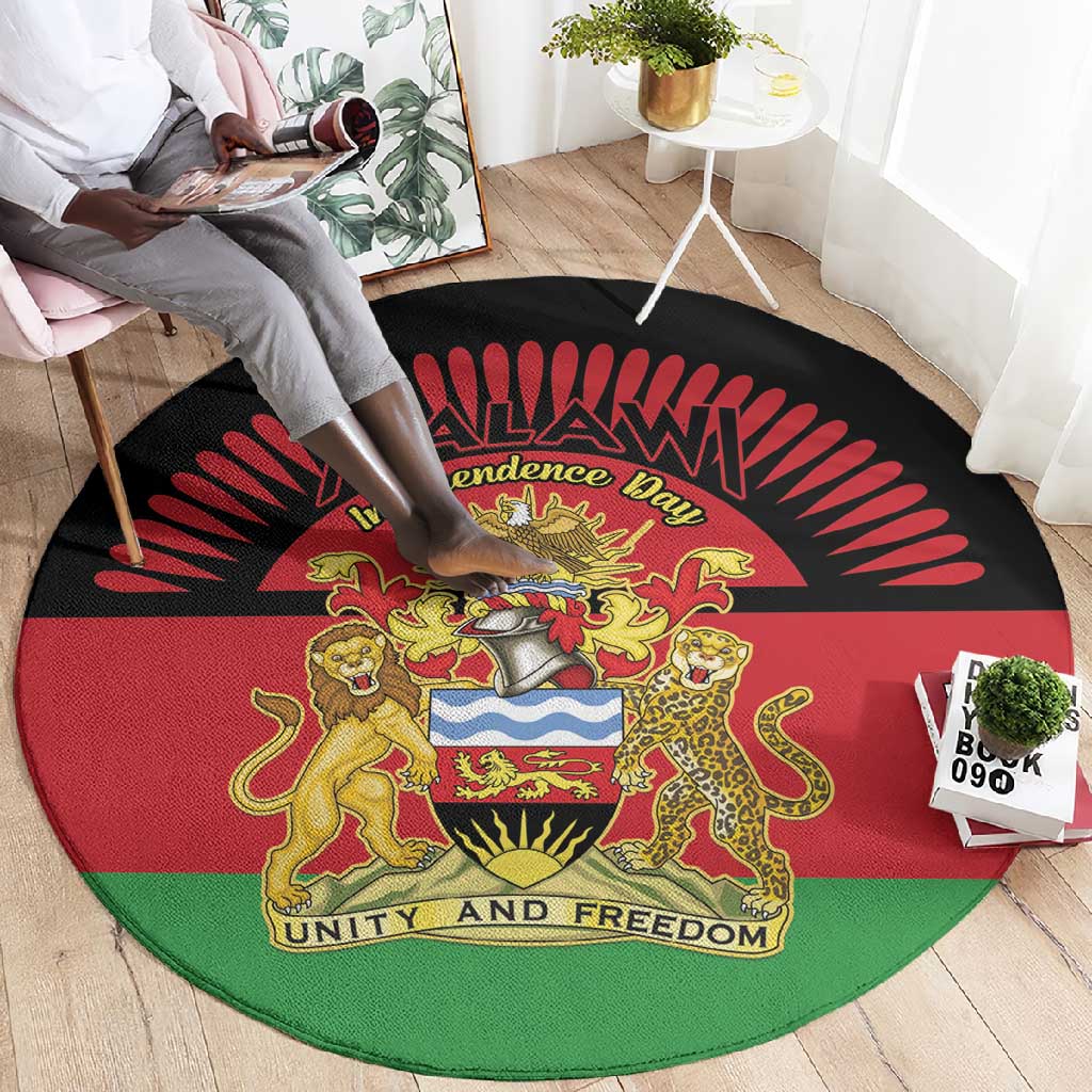Happy Malawi Independence Day Round Carpet LT15