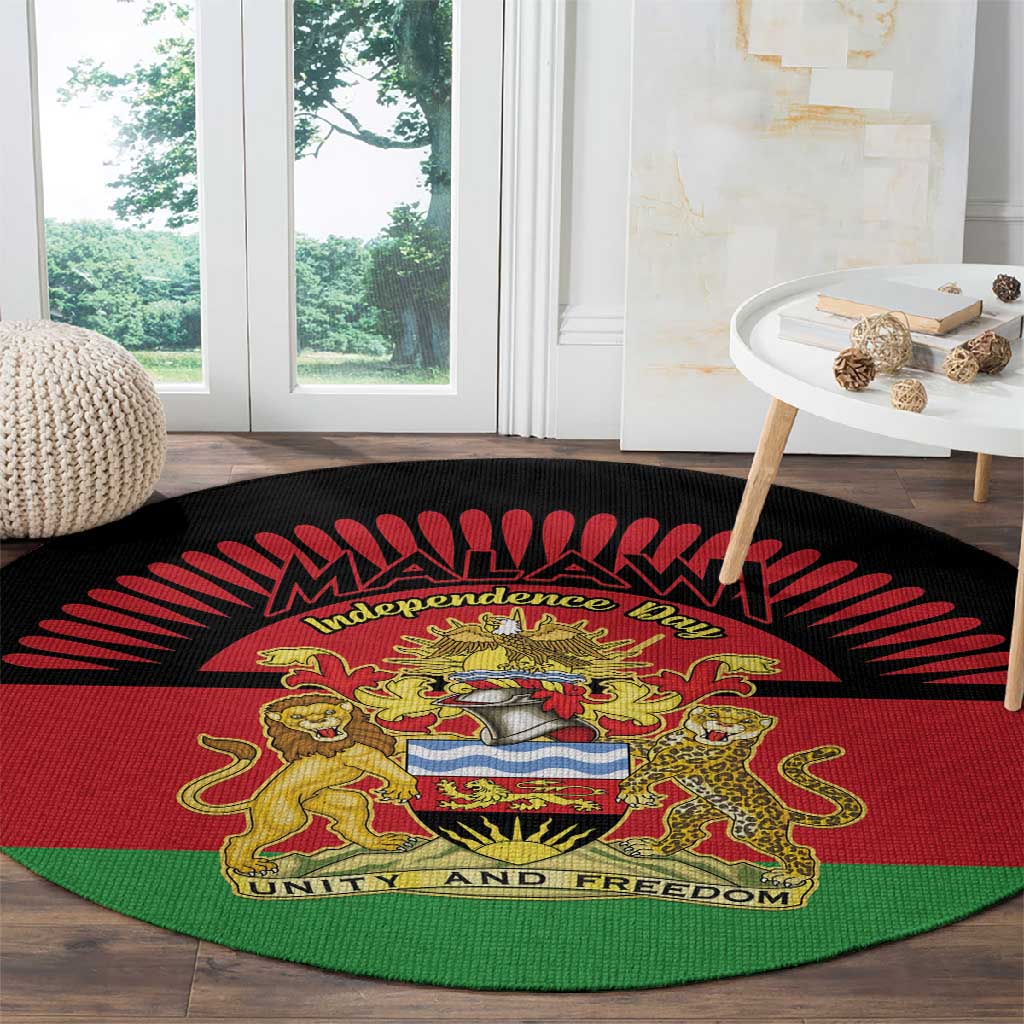 Happy Malawi Independence Day Round Carpet LT15