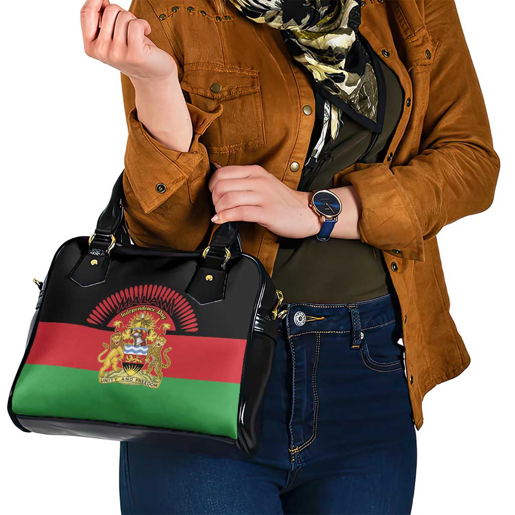 Malawi Independence Day Shoulder Handbag Coat Of Arms Flag Style LT15