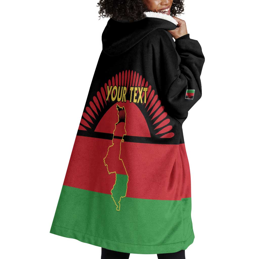Personalized Happy Malawi Independence Day Wearable Blanket Hoodie LT15
