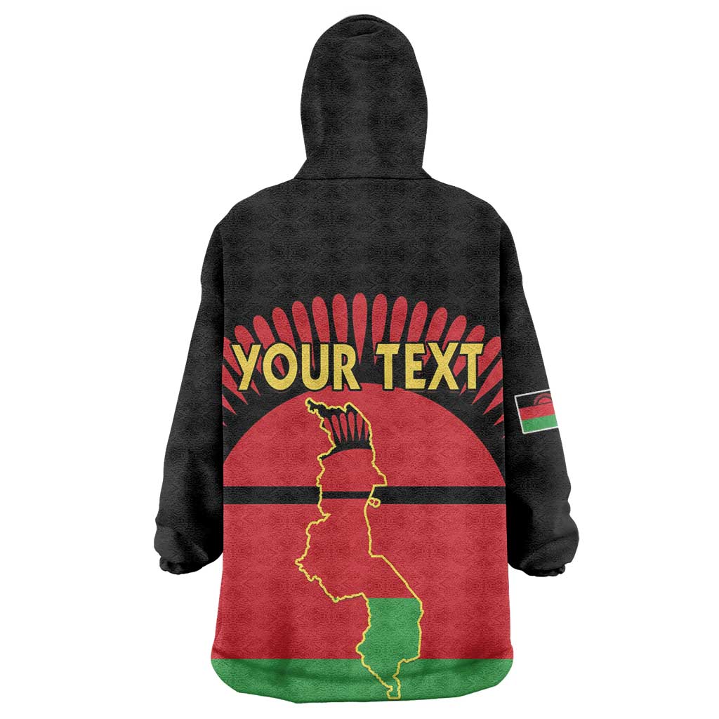 Personalized Happy Malawi Independence Day Wearable Blanket Hoodie LT15