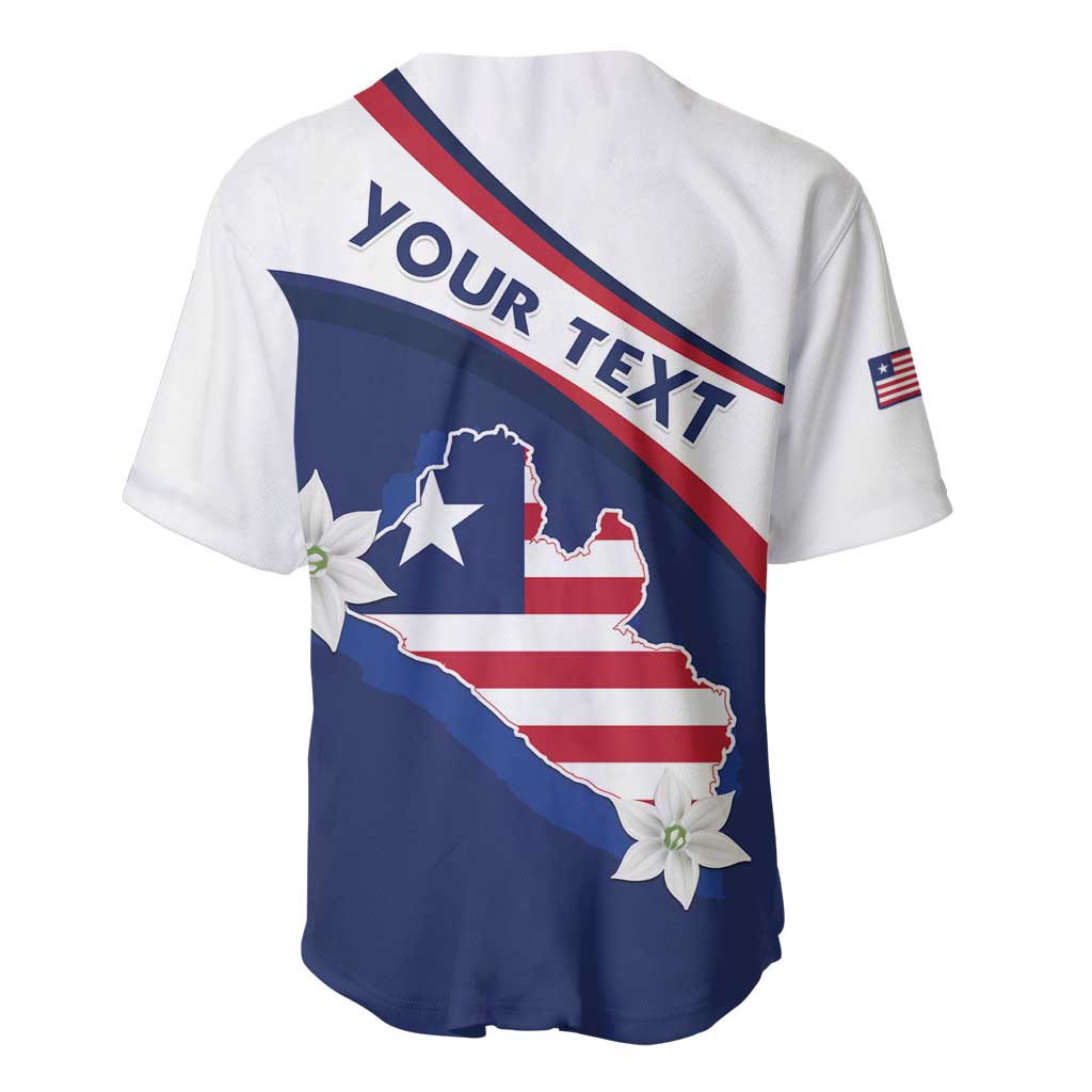 Personalized Happy Liberia Independence Day Baseball Jersey LT15