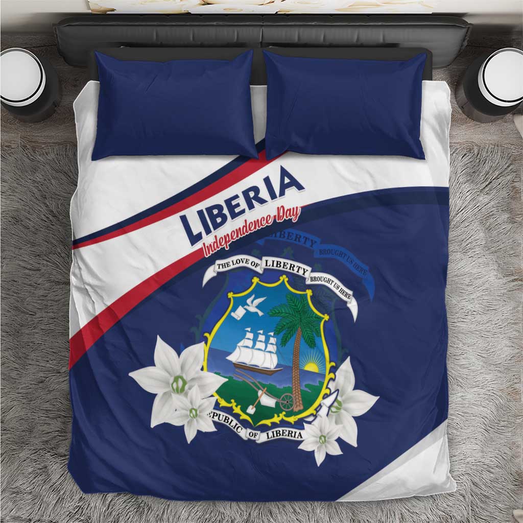 Happy Liberia Independence Day Bedding Set LT15