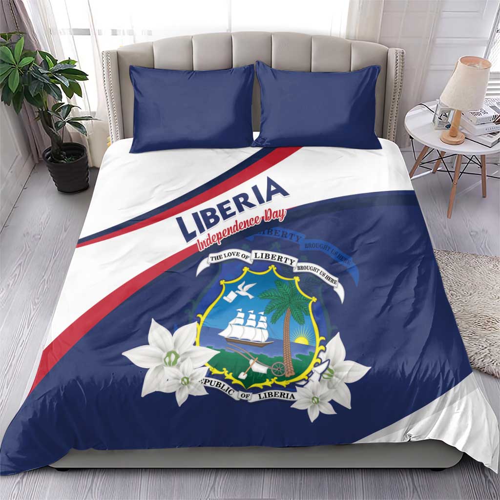 Happy Liberia Independence Day Bedding Set LT15
