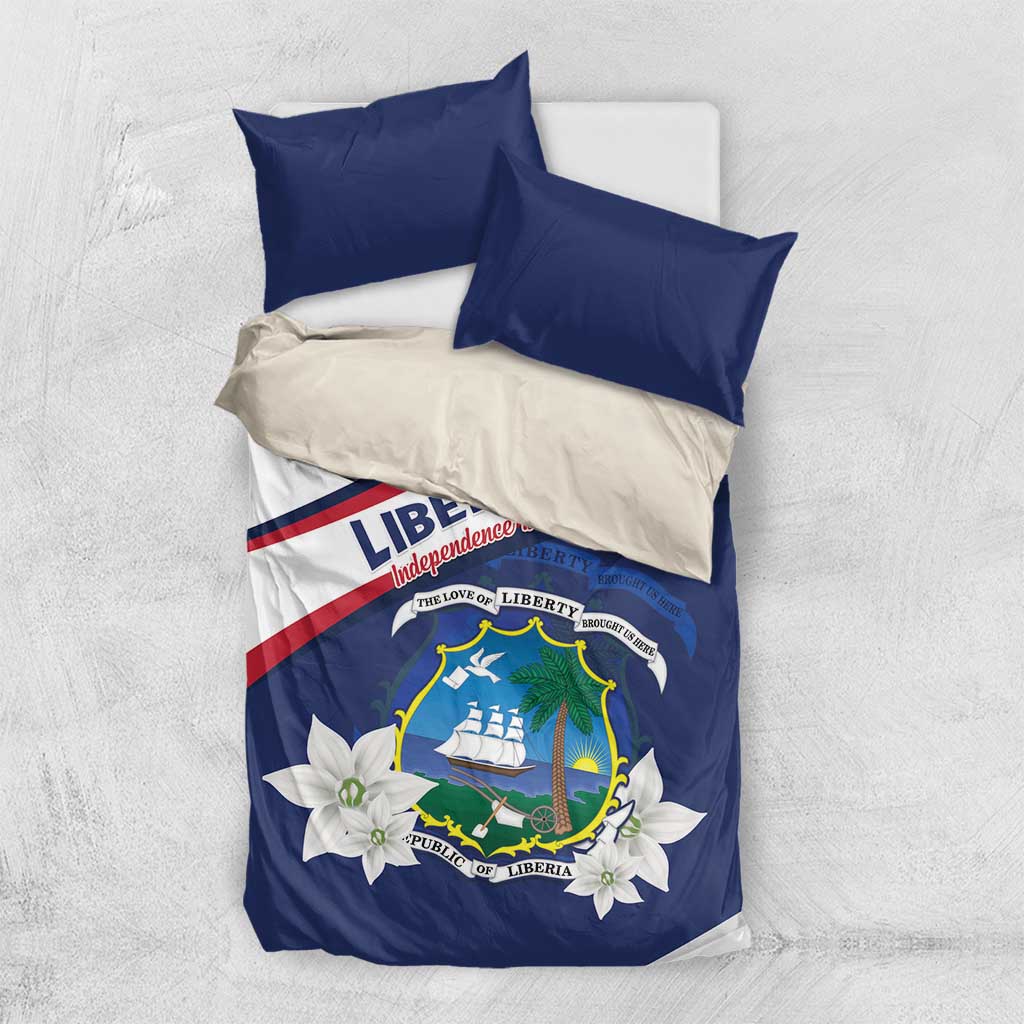 Happy Liberia Independence Day Bedding Set LT15