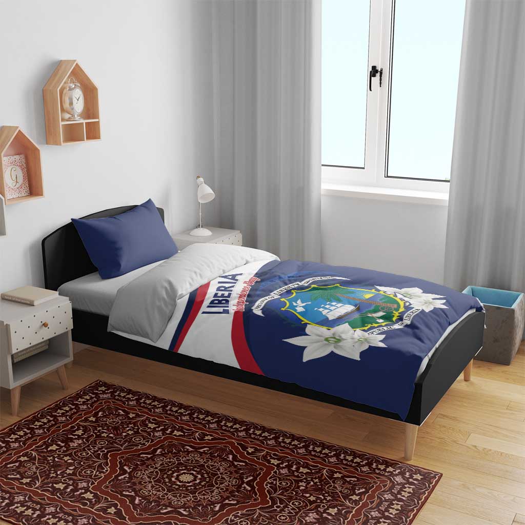Happy Liberia Independence Day Bedding Set LT15