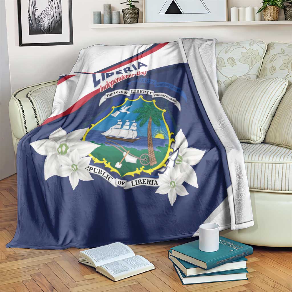 Happy Liberia Independence Day Blanket LT15