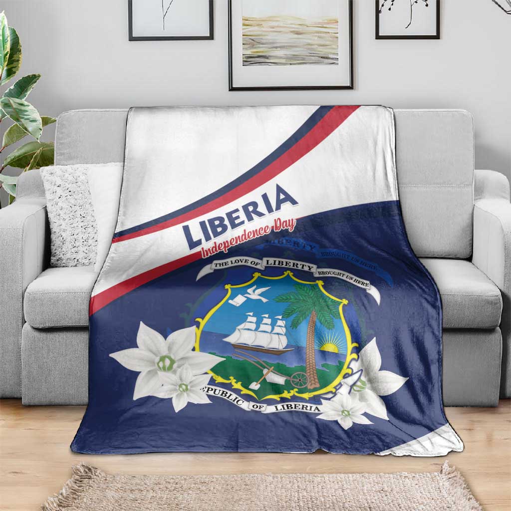 Happy Liberia Independence Day Blanket LT15