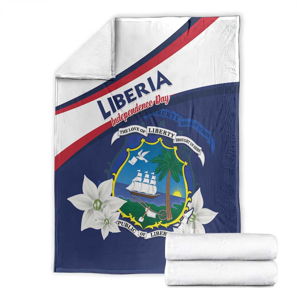 Happy Liberia Independence Day Blanket LT15